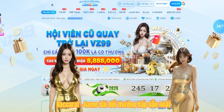 Game Bài Hot – Khám Phá Những Siêu Phẩm Đỉnh Cao Có Tại VZ99 Baccarat – Game bài đổi thưởng hấp dẫn nhất