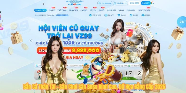 Bắn Cá Thần Tài – Sân Chơi Săn Boss Đỉnh Cao, Đồ Họa Đẳng Cấp 2025