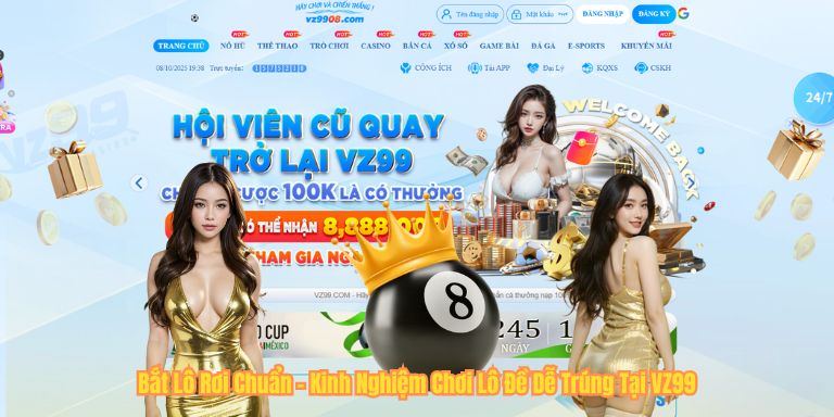Bắt Lô Rơi Chuẩn – Kinh Nghiệm Chơi Lô Đề Dễ Trúng Tại VZ99