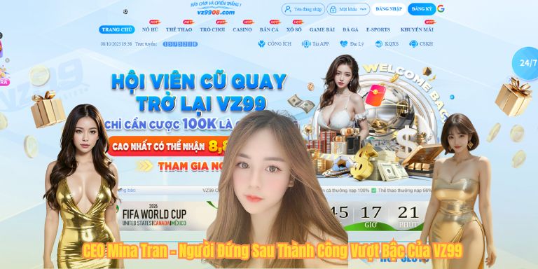 CEO MINA TRAN CEO Mina Tran – Người Đứng Sau Thành Công Vượt Bậc Của VZ99