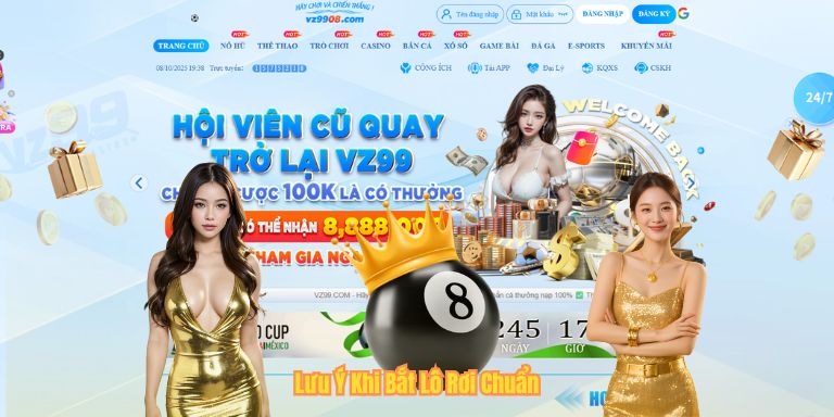 Lưu Ý Khi Bắt Lô Rơi Chuẩn