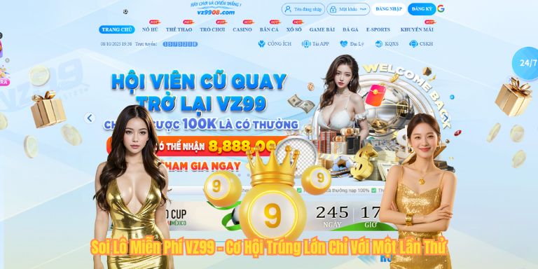 Soi Lô Miễn Phí VZ99 – Cơ Hội Trúng Lớn Chỉ Với Một Lần Thử