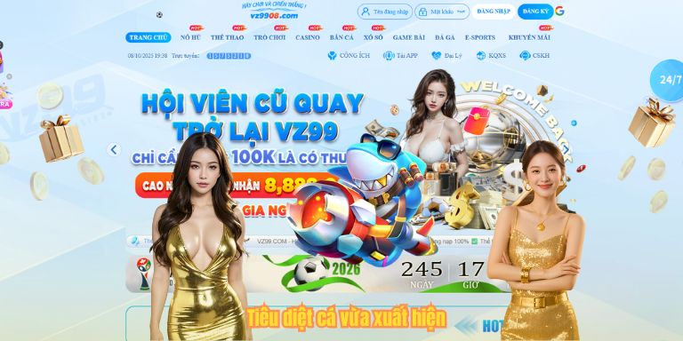 Tiêu diệt cá vừa xuất hiện