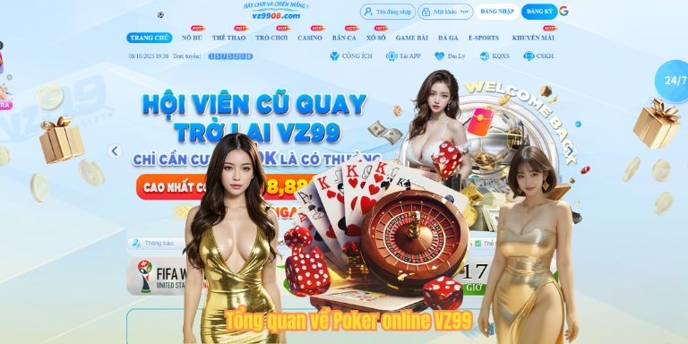 Tổng quan về Poker online VZ99